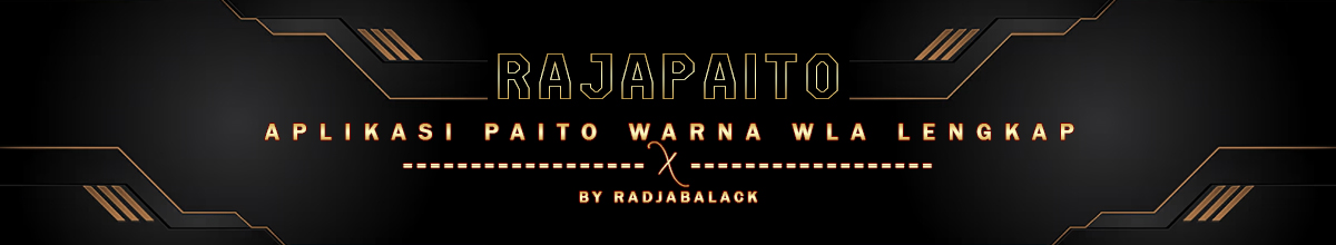 Aplikasi Raja Paito Warna lengkap